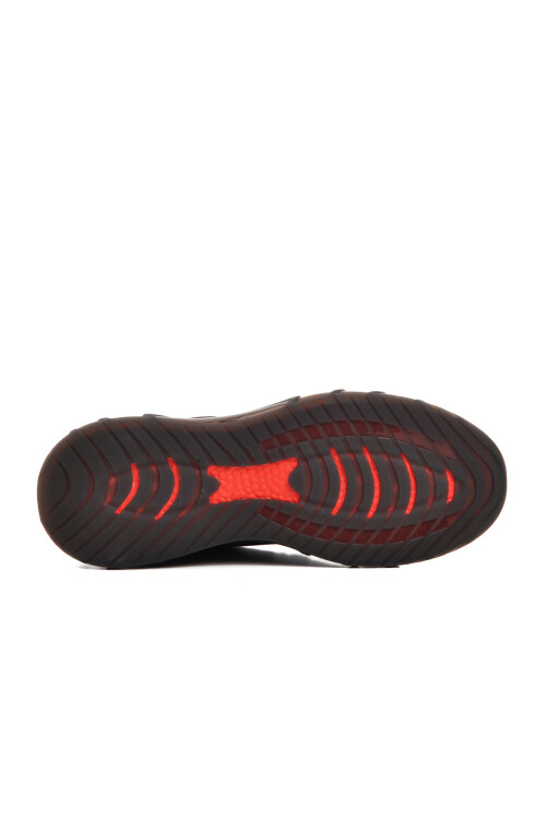 Black-Red Mens Sneakers Turbo M