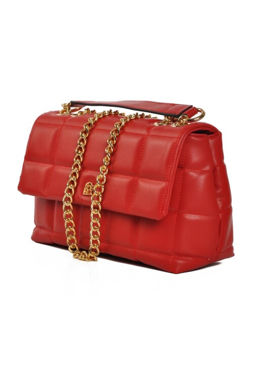 Red Womens Shoulder Bag 67-7114