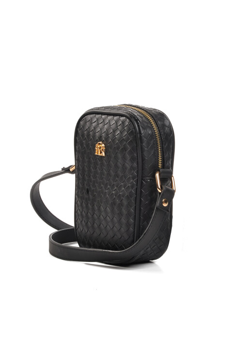 حقيبة كتف نسائية سوداء 67-7151