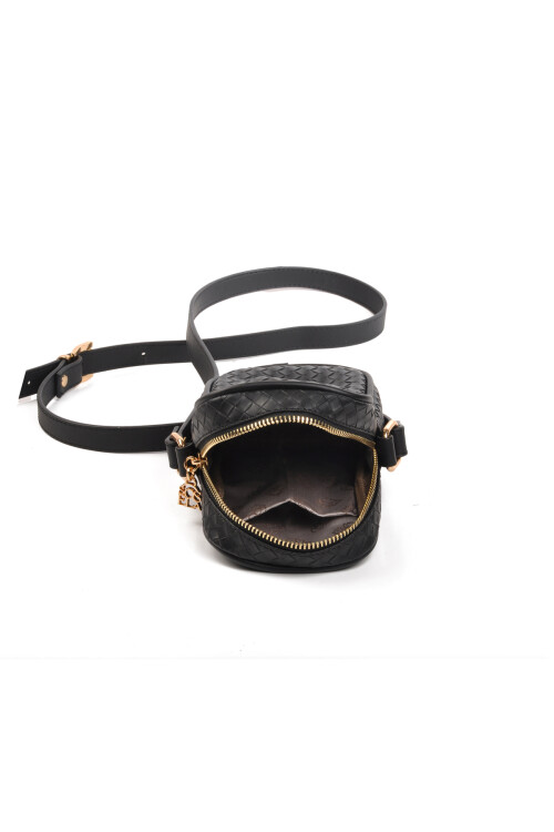 حقيبة كتف نسائية سوداء 67-7151