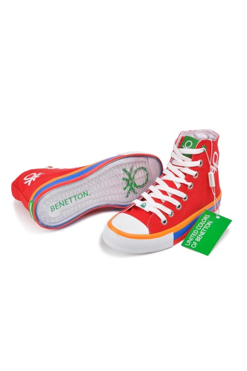 حذاء رياضي نسائي أحمر BN-30189 G