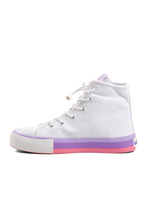 United Colors Of BenettonBeyaz-Lila  Çocuk Spor Ayakkabı BN-30193 F