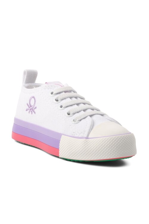 White-Lilac Childrens Sports Shoes BN-30653 P