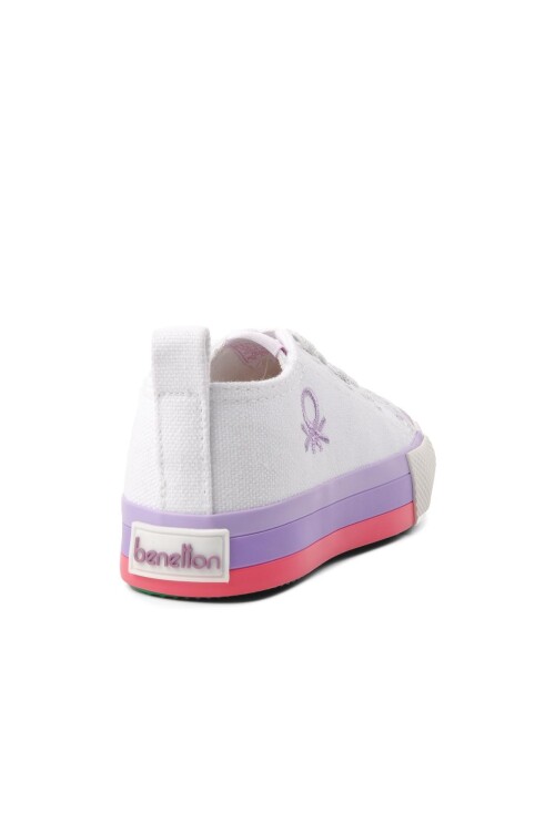 White-Lilac Childrens Sports Shoes BN-30653 P