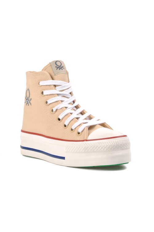 Beige Womens Sneakers Bn-30939 G