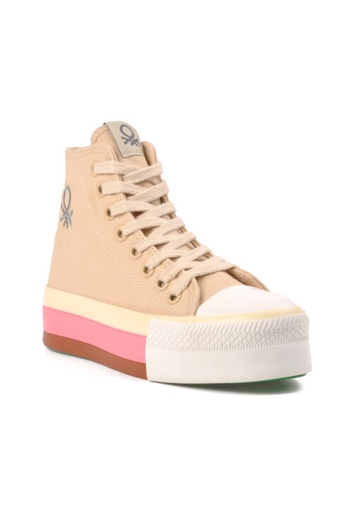 Beige Womens Sneakers Bn-30944 G
