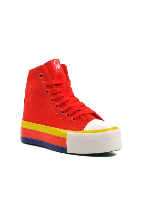 Red Womens Sneakers BN-30944 G