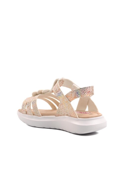 AyakmodCopper Glitter Girls Orthopedic Sandals Şng 8020 F