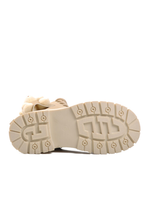 Bej İçi Polarlı Kız Çocuk Bot Perla F