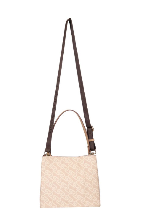 حقيبة كتف وحقيبة يد نسائية بيج US24529