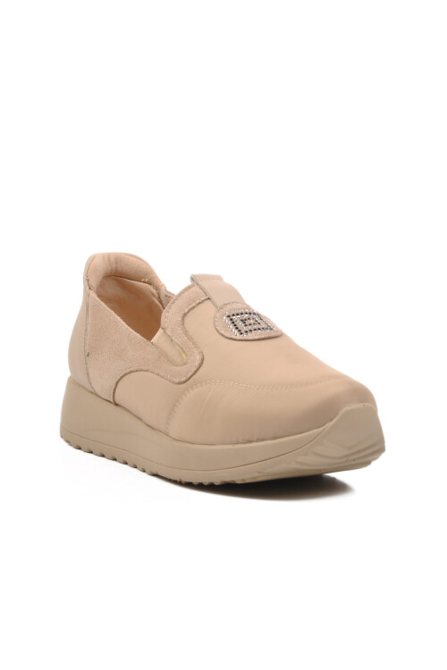 Beige Womens Casual Shoes 708 Z