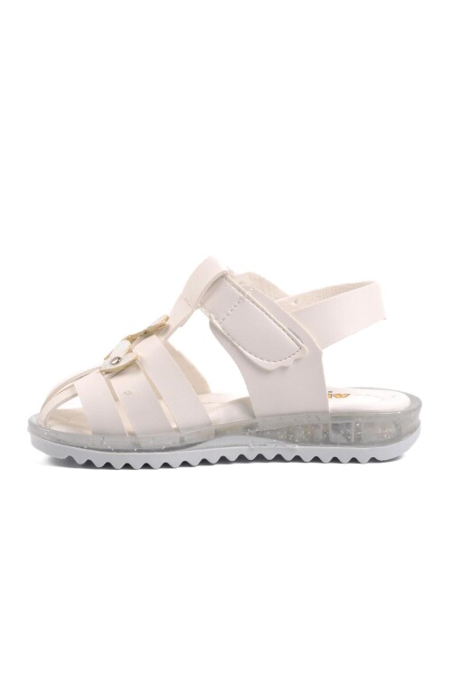 White Baby Flat Sandals Ayakmod Arz 9100 B