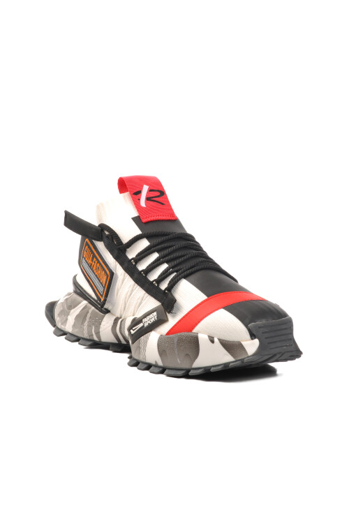 حذاء رياضي رجالي أبيض من Anorak 23Y637 M