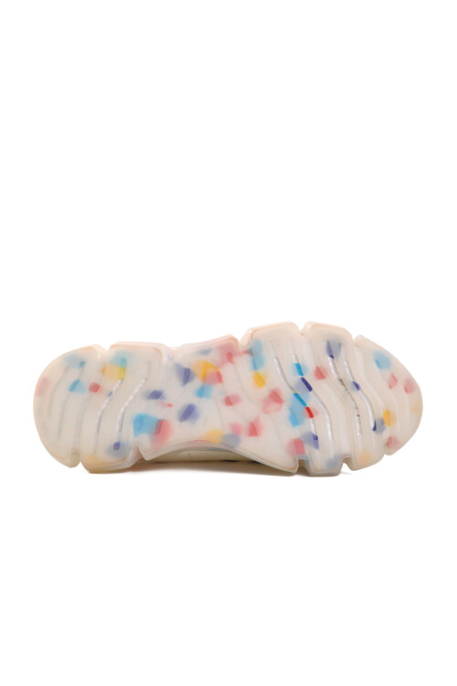 White Mesh Lightweight Mens Sneakers 24Y591 M