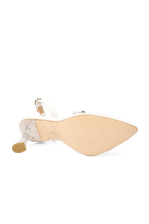 حذاء سهرة نسائي أبيض K28 Z