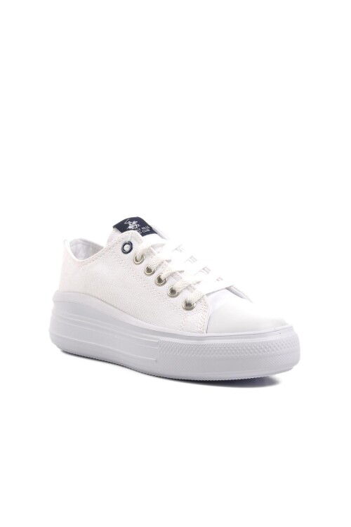White Womens Sneakers PO-30088 G