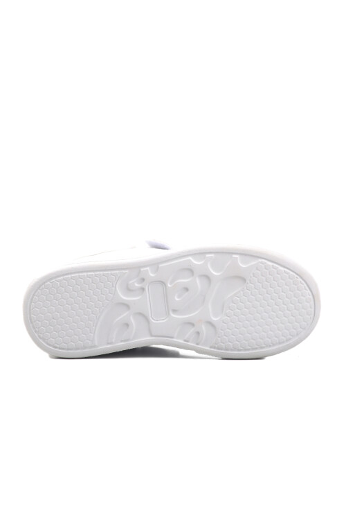 White Velcro Unisex Kids Sports Shoes 150 F