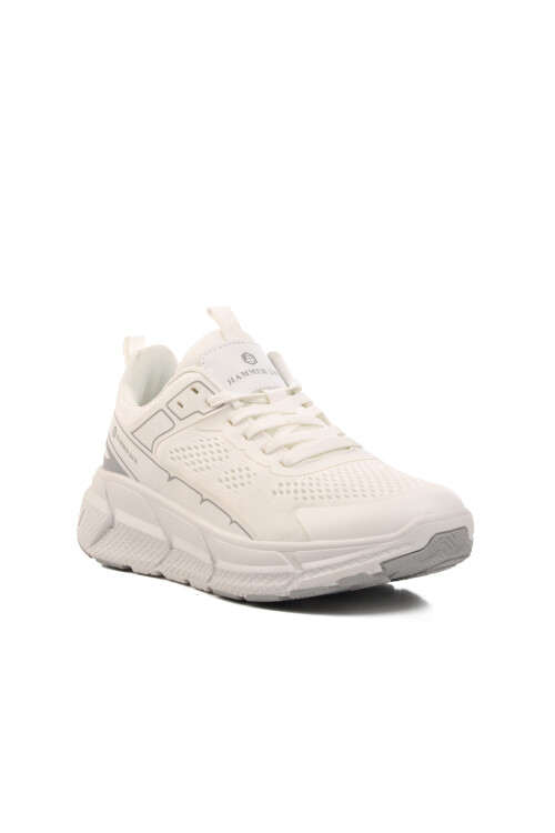 White Polyester Blend Unisex Sneakers Coloma 101 24650 G