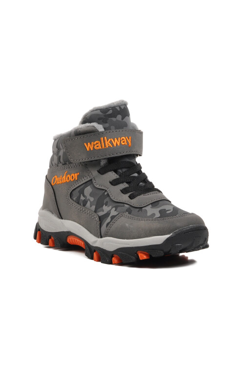 walkwaySmoked Velcro Kids Outdoor Boots Leo F