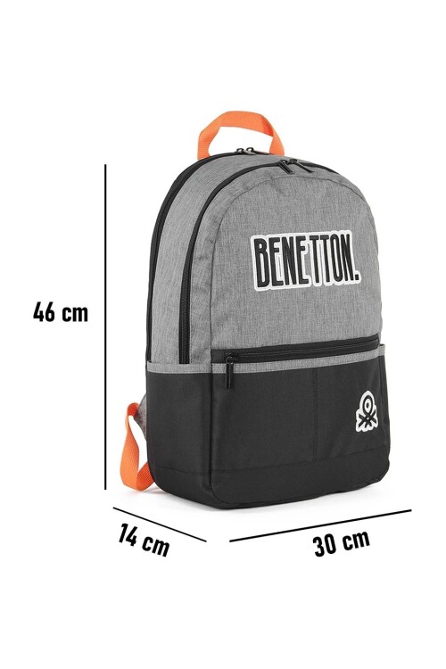 حقيبة ظهر رمادية-سوداء للجنسين 03857