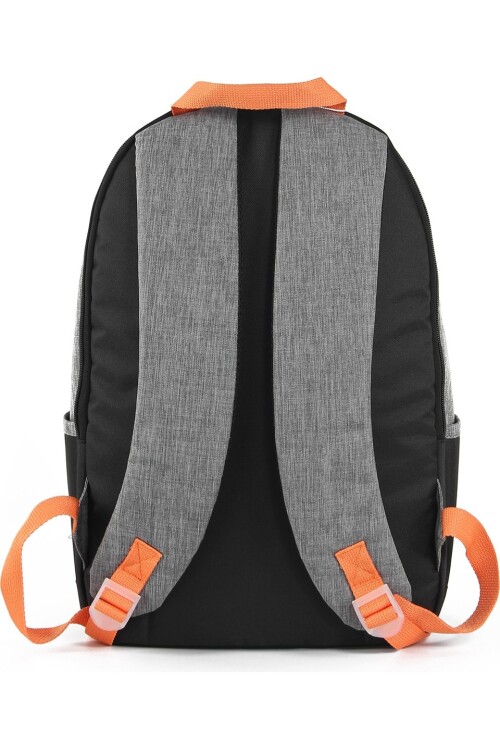 حقيبة ظهر رمادية-سوداء للجنسين 03857