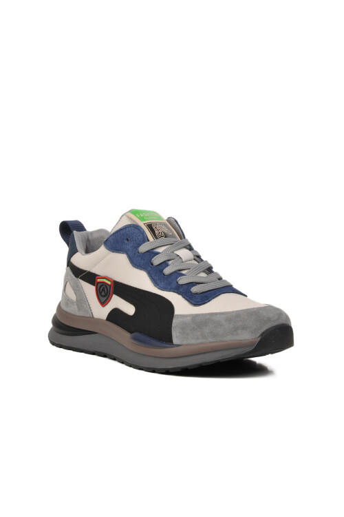 GujaBeyaz Hakiki Deri Erkek Sneaker 24Y565 M