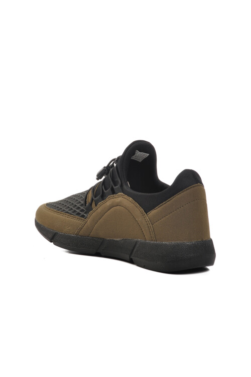 Khaki Elastic Ankle Sneakers 2015 M