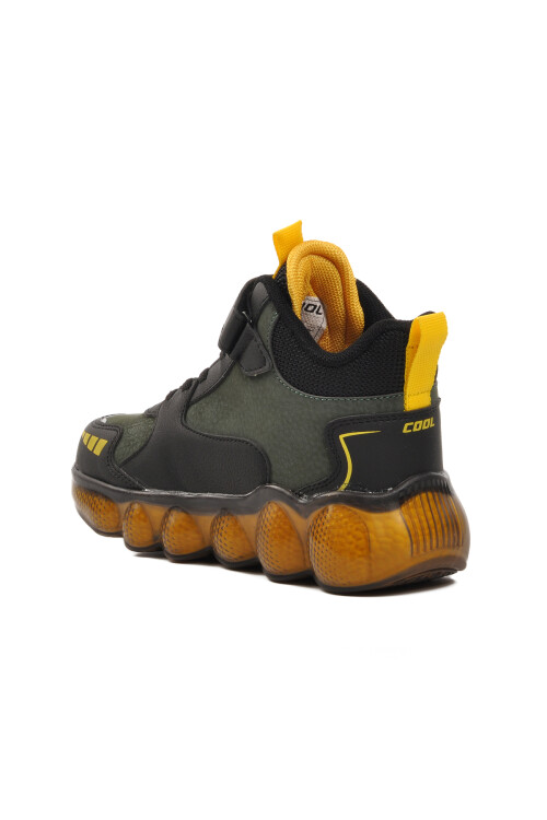 Khaki Velcro Unisex Kids Sneaker Fred Long F