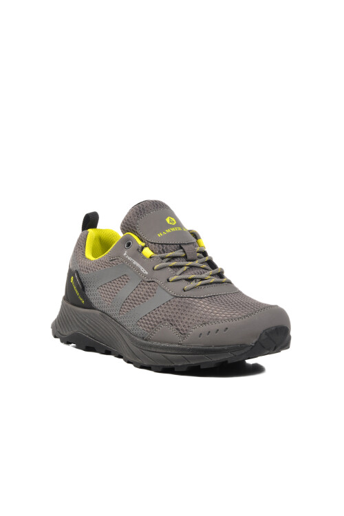 Dark Gray-Neon Green Polyester Blend Mens Outdoor Shoes Marengo101 24634 M