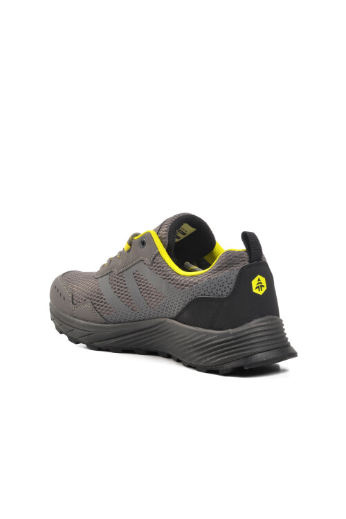 Dark Gray-Neon Green Polyester Blend Mens Outdoor Shoes Marengo101 24634 M