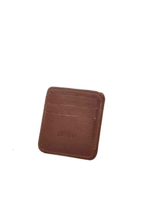 AyakmodBrown Genuine Leather Men's Card Holder 8000