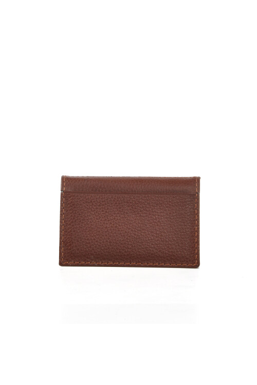 Brown Genuine Leather Mens Card Holder 9524