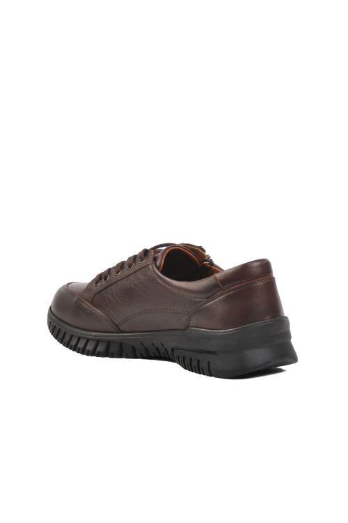 Brown Genuine Leather Womens Casual Shoes 24400003K Z