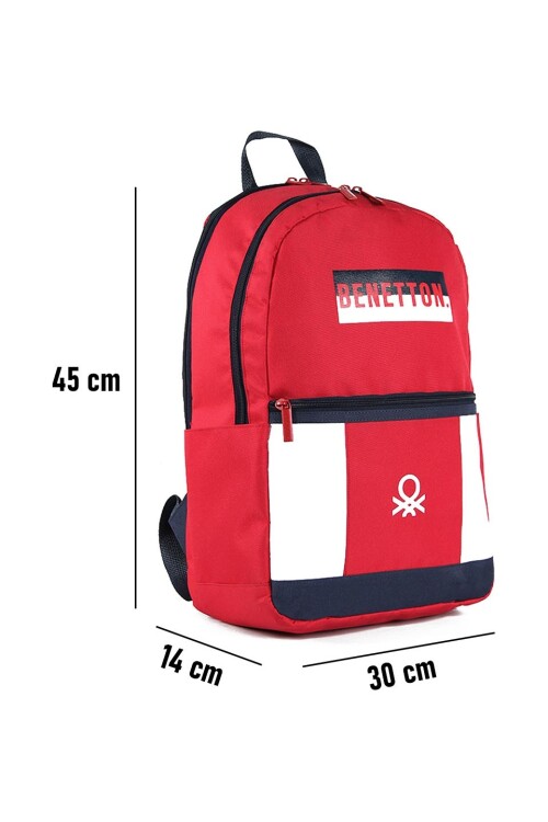 Red-White Unisex Backpack 04287