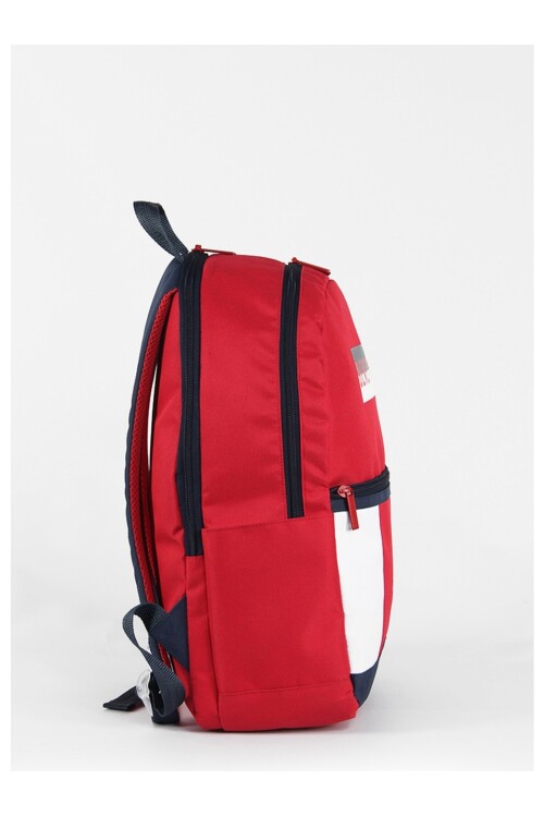 Red-White Unisex Backpack 04287