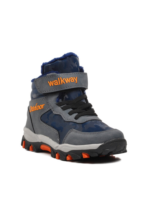 WalkwayLacivert Cırt Cırtlı Çocuk Outdoor Bot Leo F