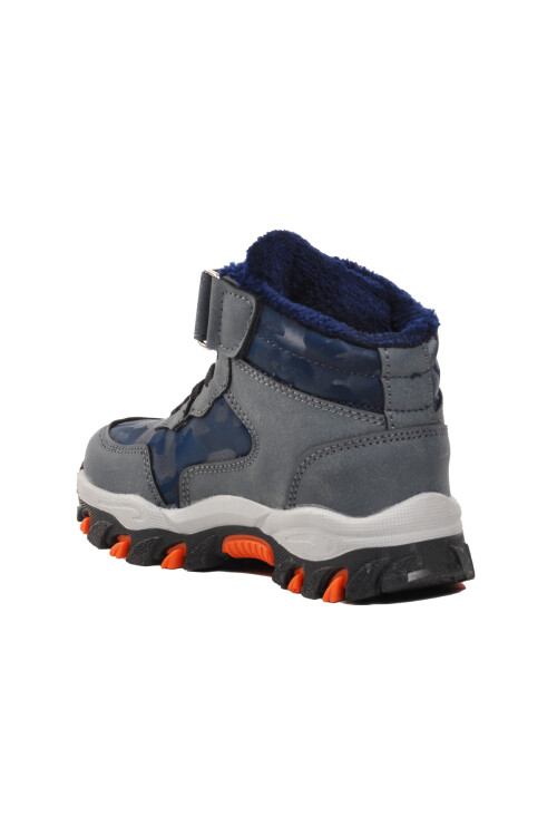 حذاء رياضي للأطفال للأنشطة الخارجية باللون الأزرق الداكن مزود بشريط فيلكرو من Leo P