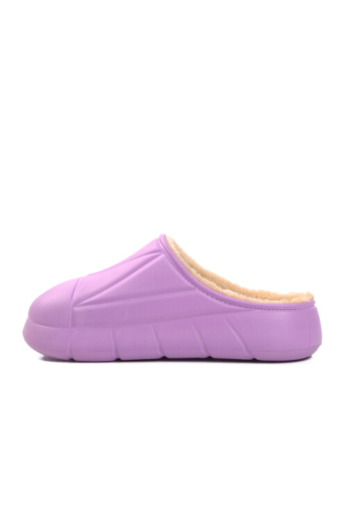 AyakmodLilac Furry Women's Slippers 712 Z