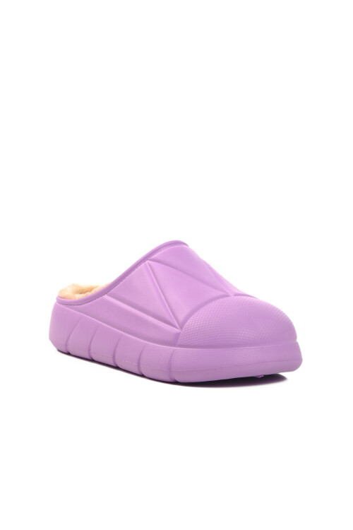 AyakmodLilac Furry Women's Slippers 712 Z