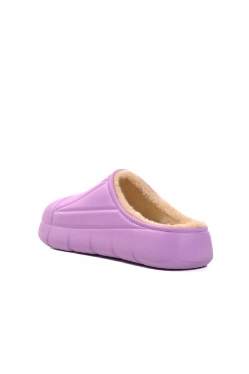 AyakmodLilac Furry Women's Slippers 712 Z