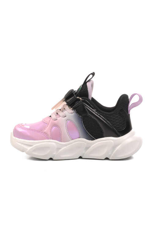 حذاء رياضي أسود أرجواني للبنات 1830 P