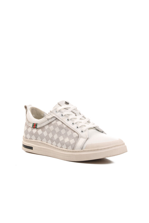 White Mens Sneakers 10206 M