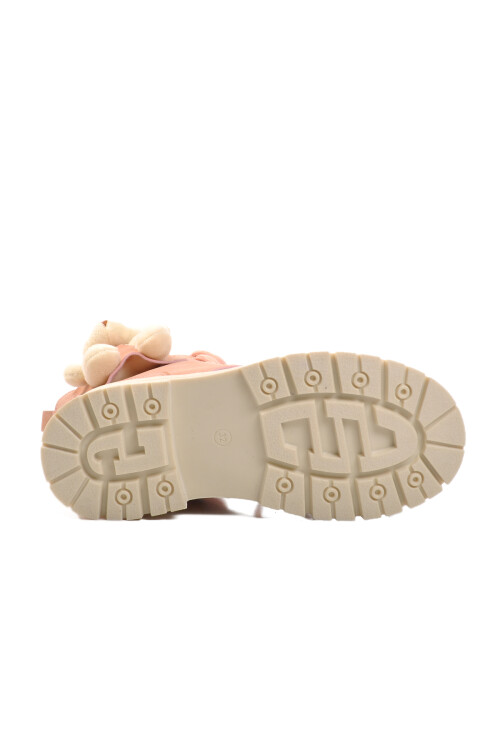 حذاء بيرلا F للبنات من الصوف البودرة