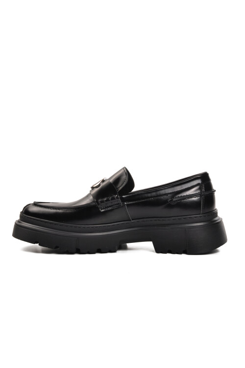 Black Open Mens Classic Shoes Premium 1308-3 M