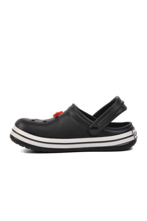 Black-White Womens Slippers 5001-TG