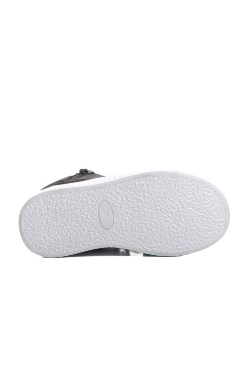 Siyah-Beyaz İçi Polarlı Unisex Çocuk Bot Orion P