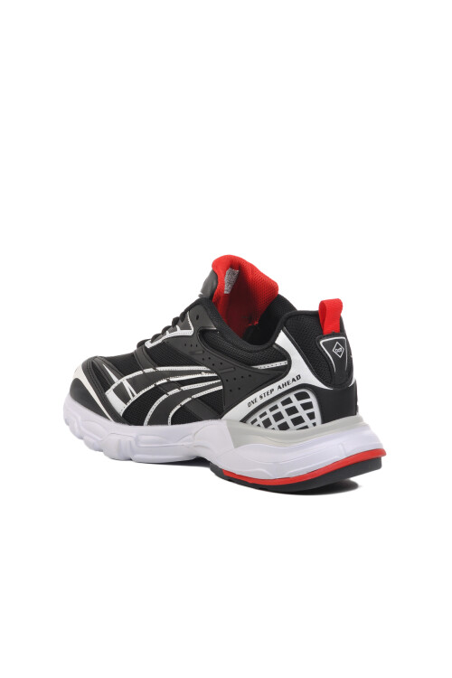 حذاء رياضي رجالي برباط باللونين الأسود والأبيض 624 M