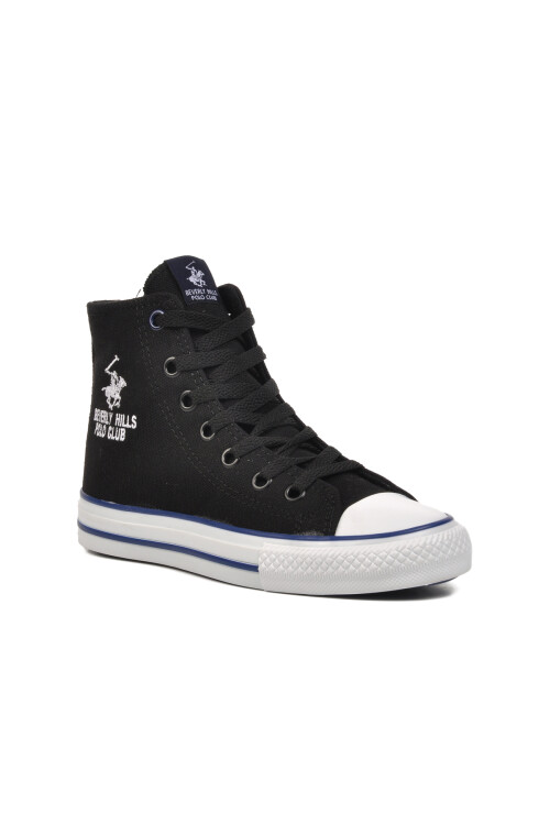 Beverly Hills Polo ClubBlack-White Unisex Hi Sneaker PO-30085 G