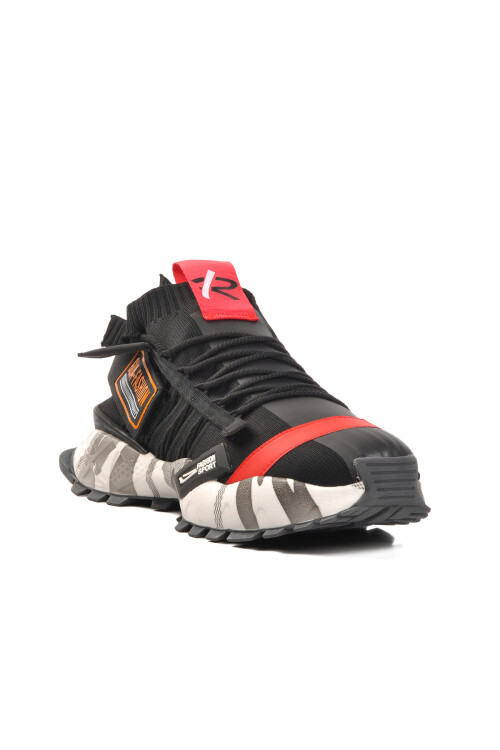 حذاء رياضي رجالي أسود من Anorak 23Y637 M