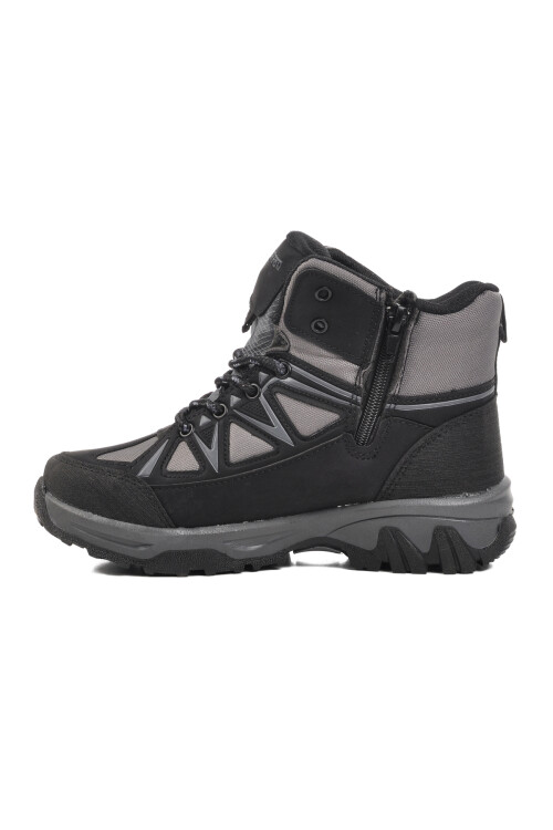Black Smoked Polar Non-Slip Childrens Outdoor Boots 2301 F